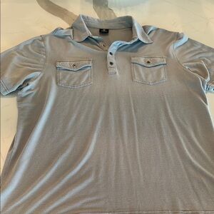 Men's Light Blue Polo Shirt
